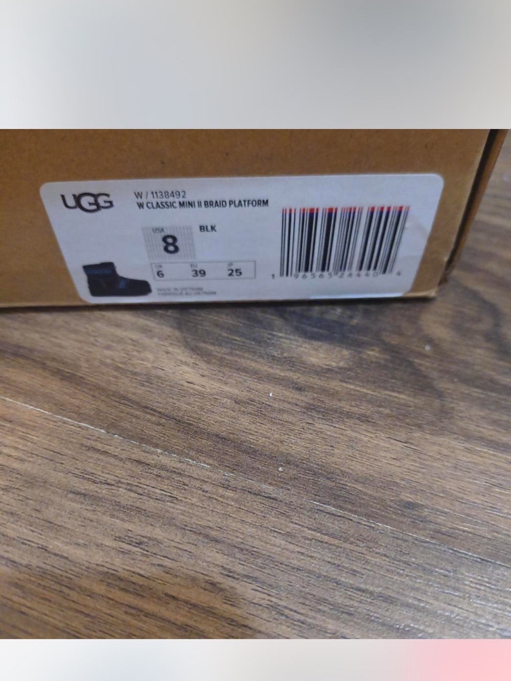 NWT UGG Classic mini braid II platform - Picture 5 of 5